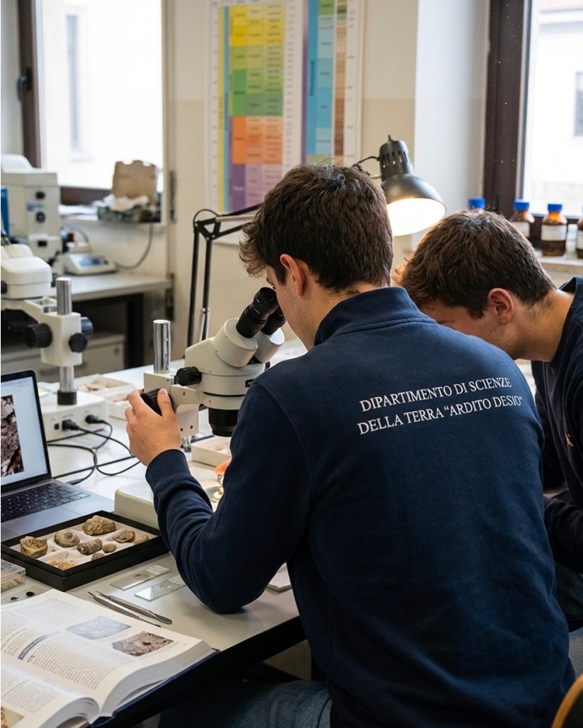 Felpa Full Zip Blu per il dipartimento di Scienza della Terra “A. Desio” | UniMi