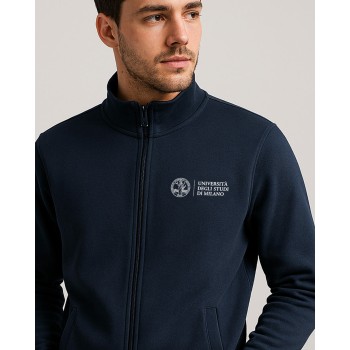 Felpa Full Zip Blu | UniMi