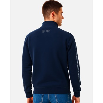 Felpa Full Zip Blu | UniMi