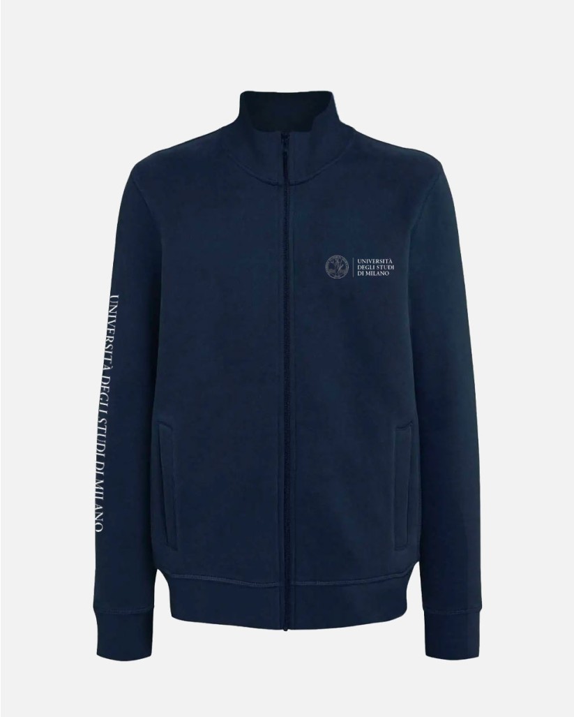 Felpa Full Zip Blu | UniMi