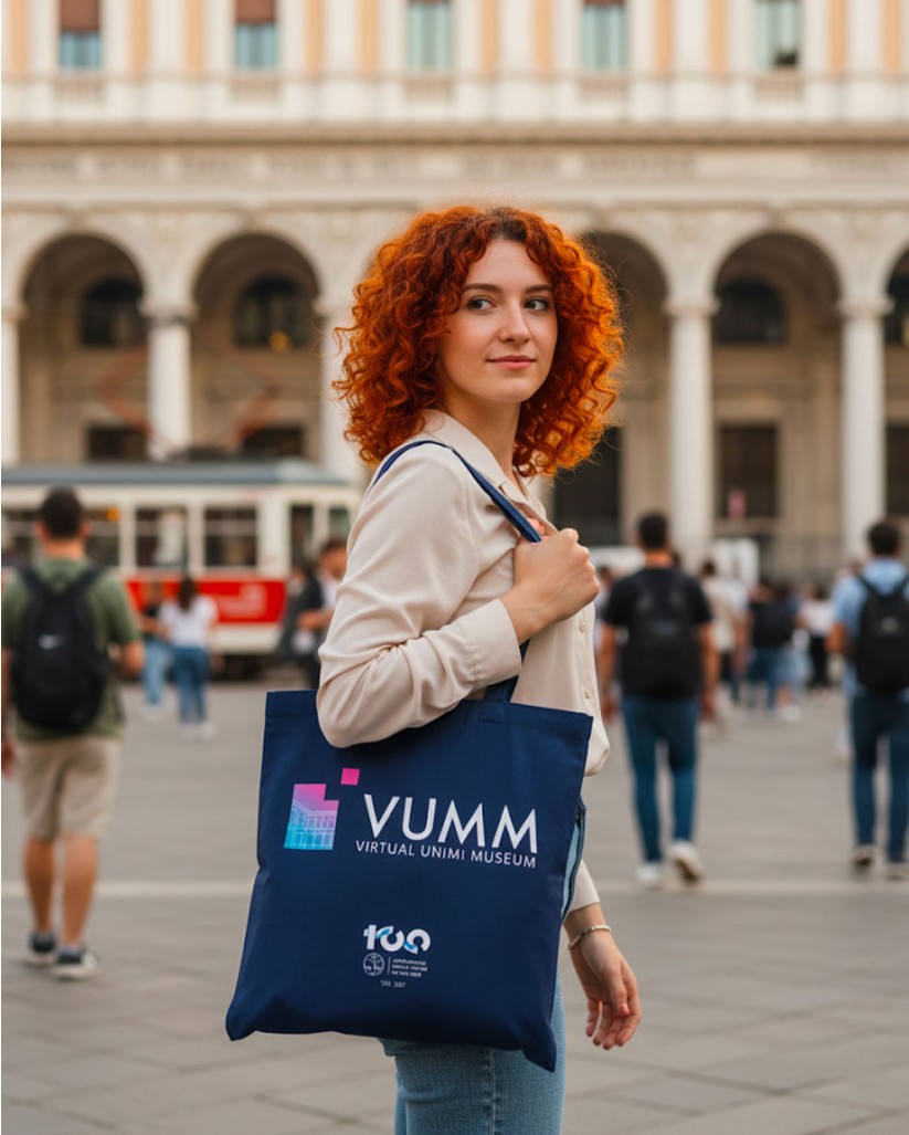 Shopper Blu Navy Virtual Unimi Museum | UniMi Centenario