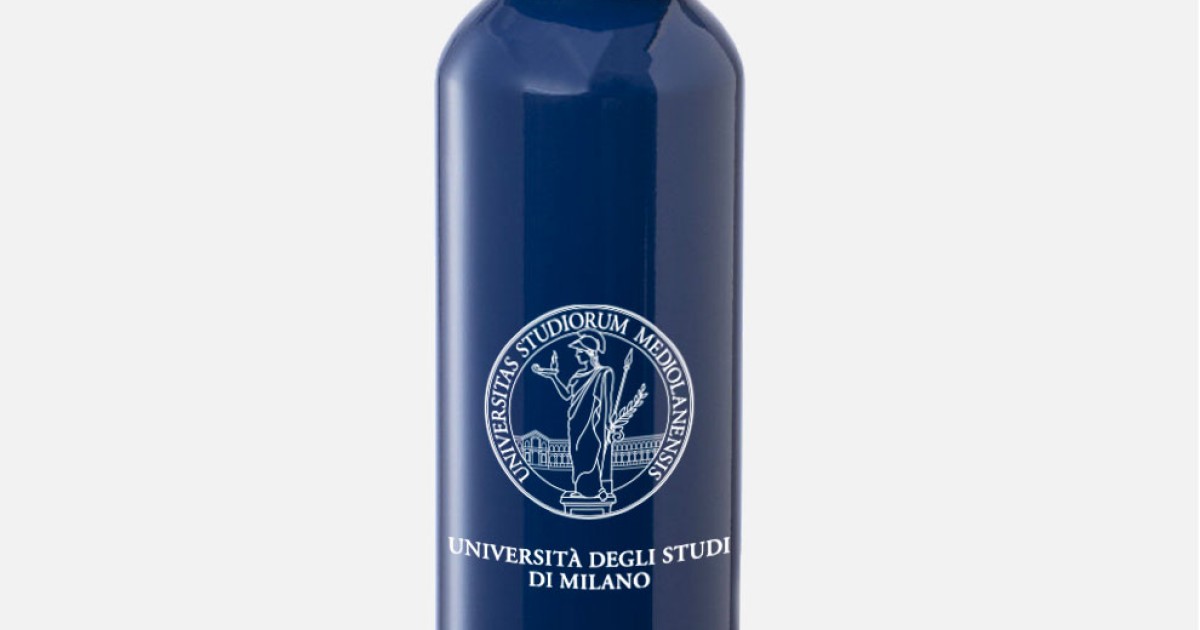 Navy Blue Aluminum Water Bottle | UniMi Merchandising Store