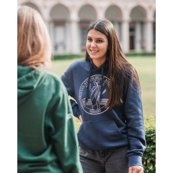 Unisex Navy Blue Hoodie | UniMi