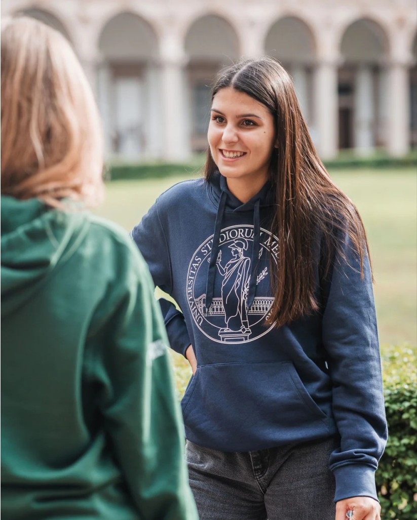 Unisex Navy Blue Hoodie | UniMi