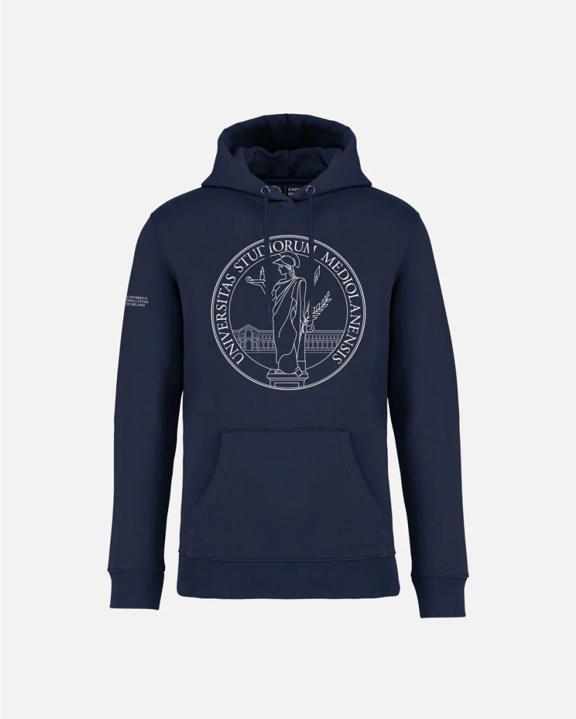 Unisex Navy Blue Hoodie | UniMi