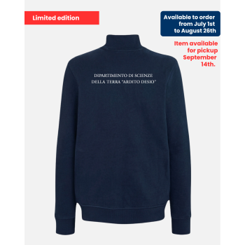 Blue Full-Zip Sweatshirt - Scienze della terra "A. Desio" | UniMi