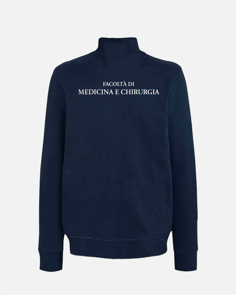 Full Zip Blue Sweatshirt | UniMi