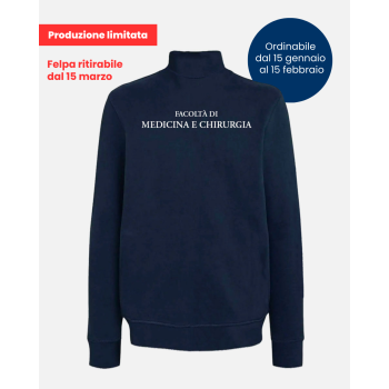 Blue Full-Zip Sweatshirt - Medicine and Surgery | UniMi