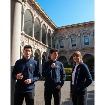 Full Zip Blue Sweatshirt | UniMi