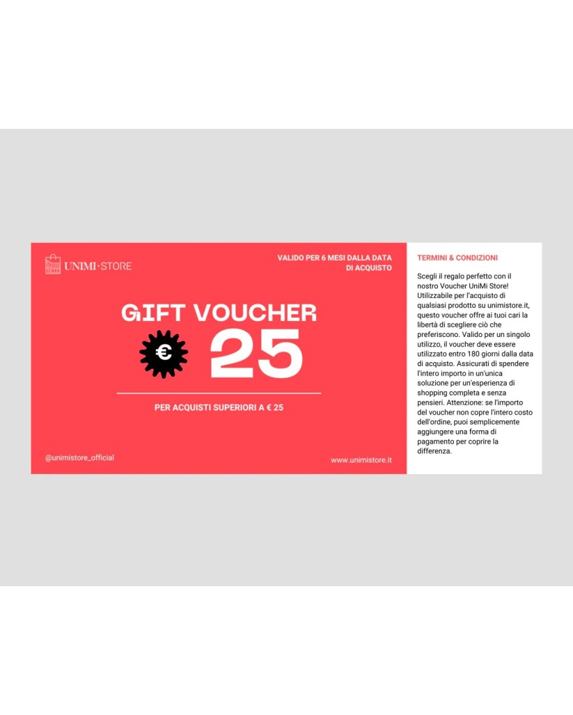 UniMi Store Voucher - 25€